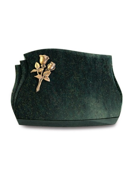 Grabstein Liberty/Tropical-Green Rose 11 (Bronze)