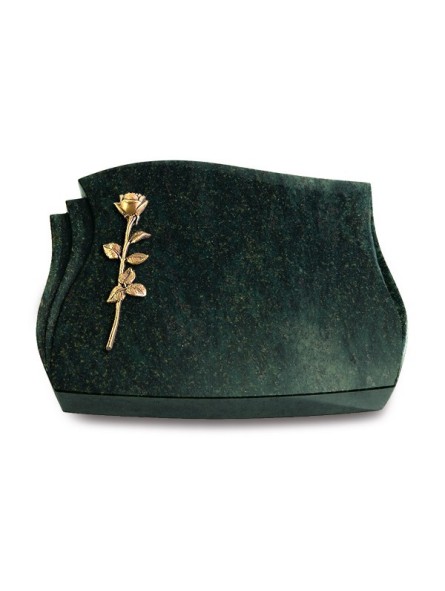 Grabstein Liberty/Tropical-Green Rose 12 (Bronze)