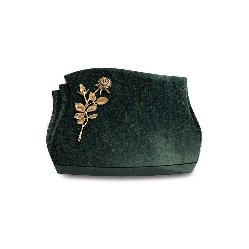 Grabstein Liberty/Tropical-Green Rose 13 (Bronze)