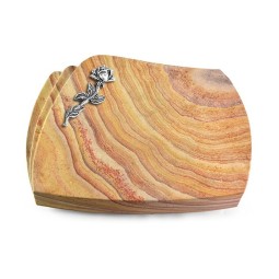 Grabstein Paris/Rainbow Rose 7 (Alu)