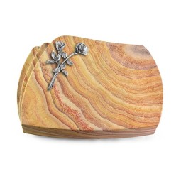 Grabstein Paris/Rainbow Rose 10 (Alu)