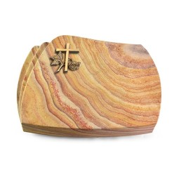 Grabstein Paris/Rainbow Kreuz 1 (Bronze)