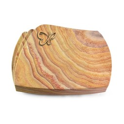 Grabstein Paris/Rainbow Papillon (Bronze)