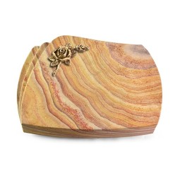 Grabstein Paris/Rainbow Rose 1 (Bronze)