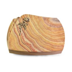 Grabstein Paris/Rainbow Rose 2 (Bronze)