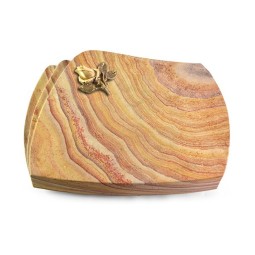 Grabstein Paris/Rainbow Rose 3 (Bronze)