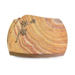 Grabstein Paris/Rainbow Rose 9 (Bronze)