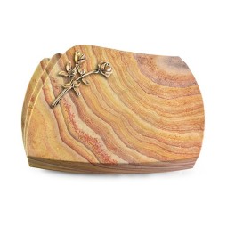 Grabstein Paris/Rainbow Rose 10 (Bronze)