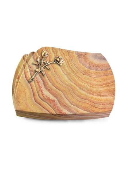 Grabstein Paris/Rainbow Rose 10 (Bronze)