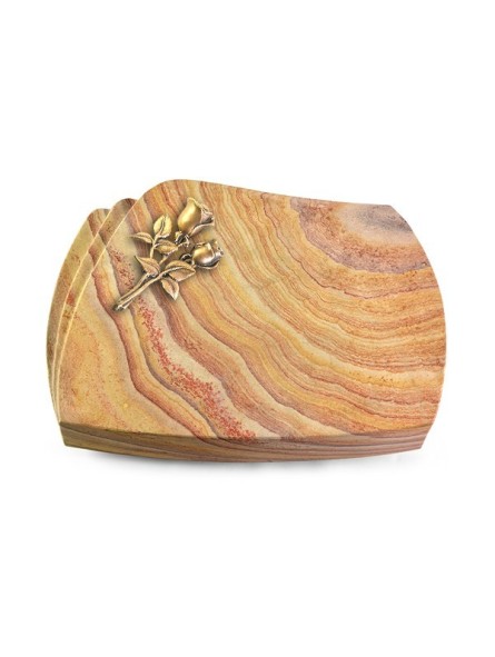 Grabstein Paris/Rainbow Rose 11 (Bronze)