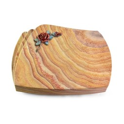 Grabstein Paris/Rainbow Rose 1 (Color)