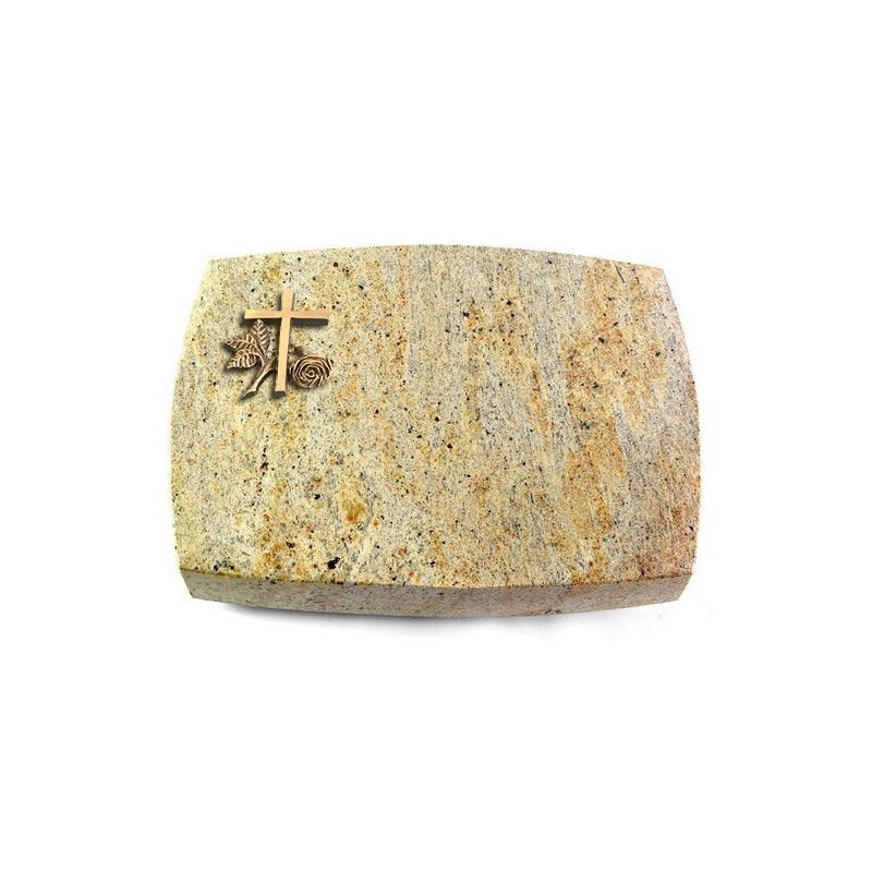 Grabstein Roma/New-Kashmir Kreuz 1 (Bronze)
