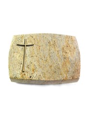 Grabstein Roma/New-Kashmir Kreuz 2 (Bronze)