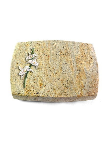 Grabstein Roma/New-Kashmir Orchidee (Color)