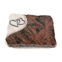 Grabplatte Aruba Folio Herzen (Alu)