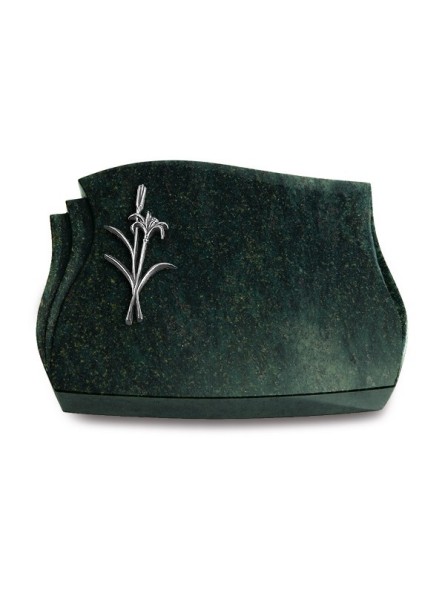 Grabstein Liberty/Tropical-Green Lilienzweig (Alu)