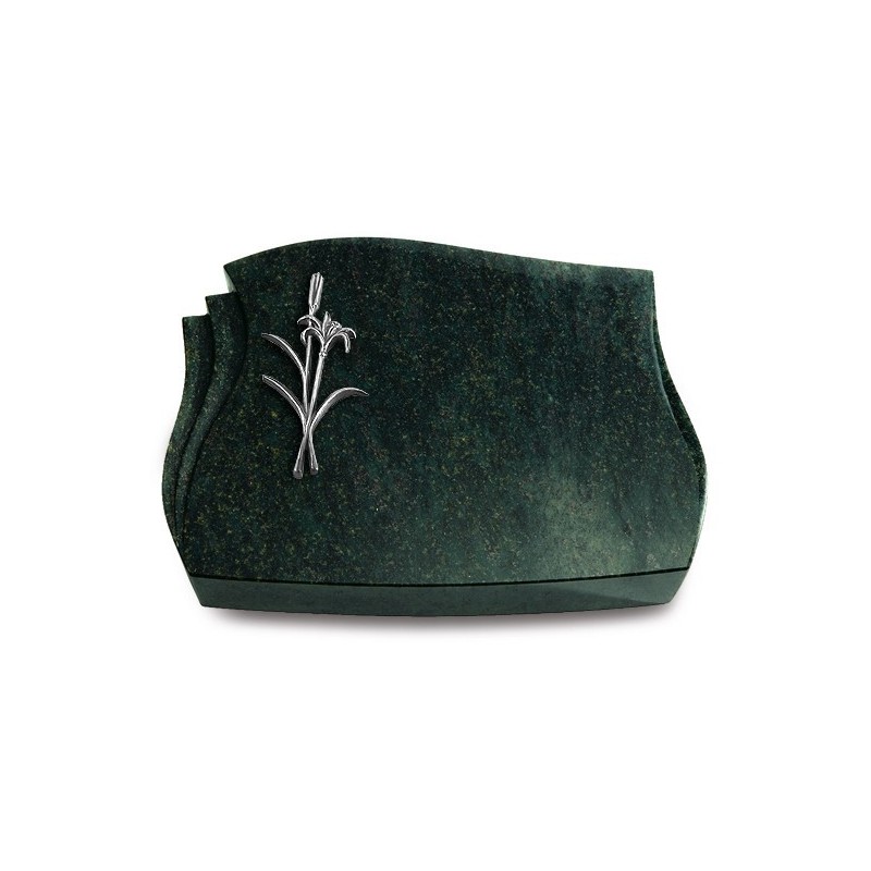 Grabstein Liberty/Tropical-Green Lilienzweig (Alu)