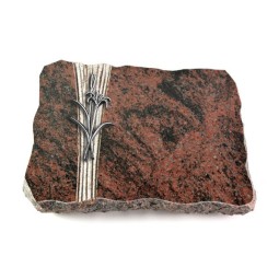 Grabplatte Aruba Strikt Lilienzweig (Alu)