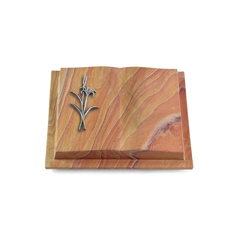 Grabbuch Livre Podest/Rainbow Lilienzweig (Alu)