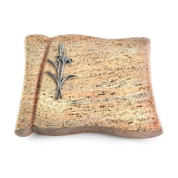 Grabbuch Voltaire/Raw Silk Lilienzweig (Alu)