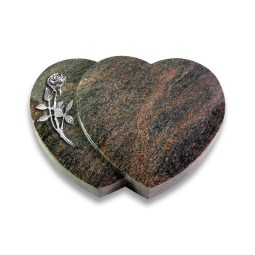 Grabstein Amoureux/Himalaya Rose 6 (Alu)