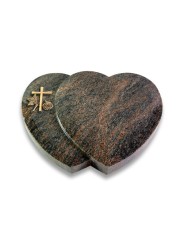 Grabstein Amoureux/Himalaya Kreuz 1 (Bronze)