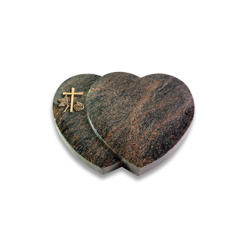 Grabstein Amoureux/Himalaya Kreuz 1 (Bronze)
