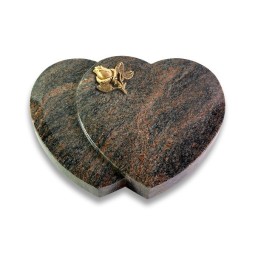 Grabstein Amoureux/Himalaya Rose 3 (Bronze)