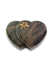 Grabstein Amoureux/Himalaya Rose 4 (Bronze)