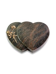 Grabstein Amoureux/Himalaya Rose 10 (Bronze)