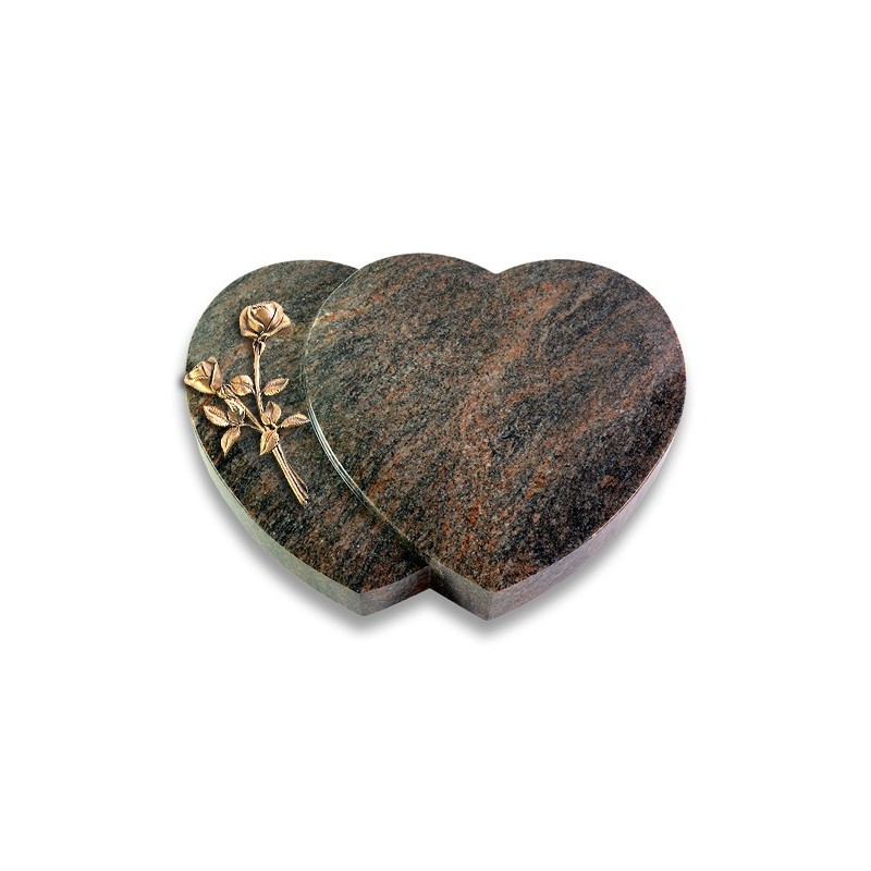 Grabstein Amoureux/Himalaya Rose 10 (Bronze)