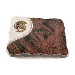 Grabplatte Aruba Folio Baum 1 (Bronze)