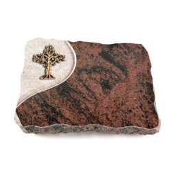 Grabplatte Aruba Folio Baum 2 (Bronze)