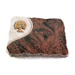 Grabplatte Aruba Folio Baum 3 (Bronze)