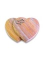 Grabstein Amoureux/Rainbow Herzen (Alu)