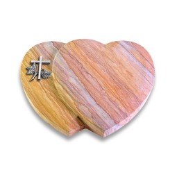 Grabstein Amoureux/Rainbow Kreuz 1 (Alu)