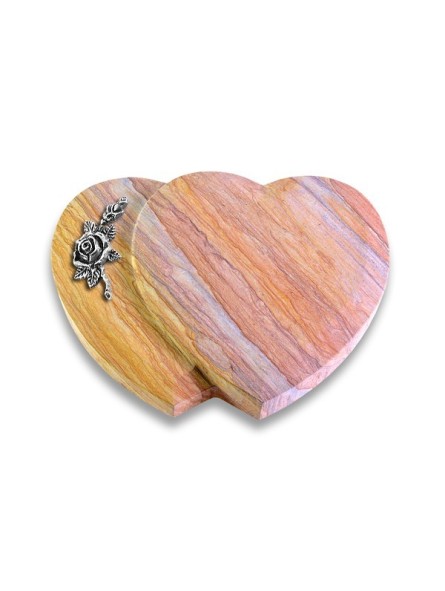 Grabstein Amoureux/Rainbow Rose 1 (Alu)