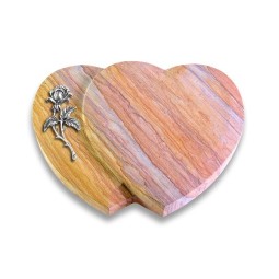 Grabstein Amoureux/Rainbow Rose 2 (Alu)