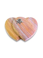 Grabstein Amoureux/Rainbow Rose 4 (Alu)