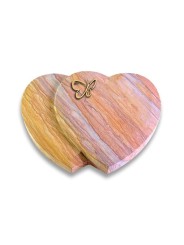 Grabstein Amoureux/Rainbow Papillon (Bronze)