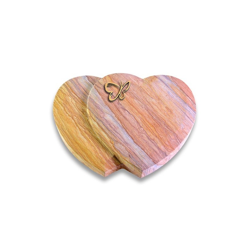 Grabstein Amoureux/Rainbow Papillon (Bronze)