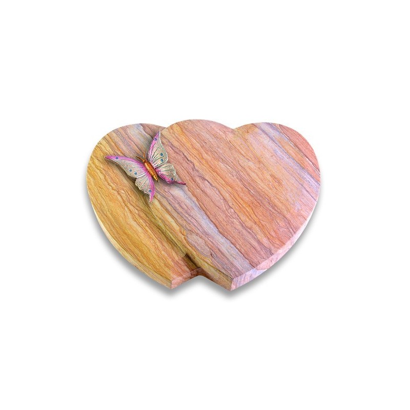 Grabstein Amoureux/Rainbow Papillon 1 (Color)