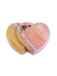Grabstein Amoureux/Rainbow Rose 1 (Color)