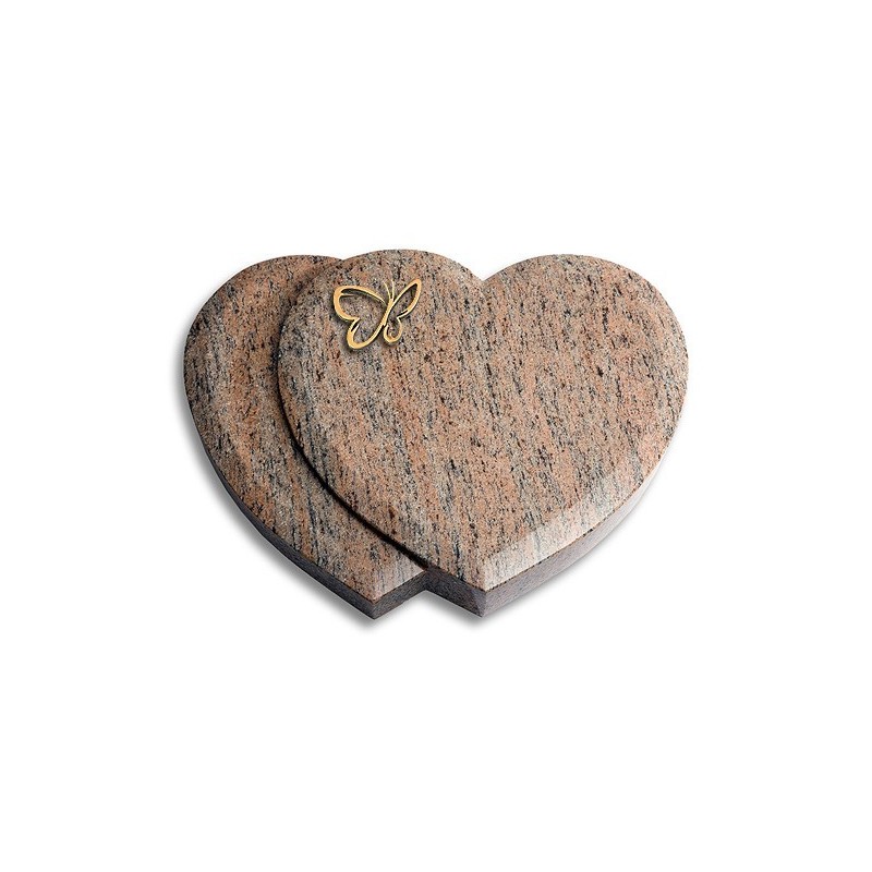 Grabstein Amoureux/Raw-Silk Papillon (Bronze)
