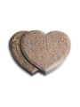 Grabstein Amoureux/Raw-Silk Rose 1 (Bronze)