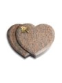 Grabstein Amoureux/Raw-Silk Rose 3 (Bronze)