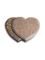 Grabstein Amoureux/Raw-Silk Rose 5 (Bronze)