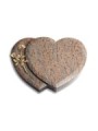 Grabstein Amoureux/Raw-Silk Rose 10 (Bronze)