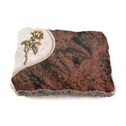 Grabplatte Aruba Folio Rose 2 (Bronze)