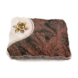 Grabplatte Aruba Folio Rose 4 (Bronze)